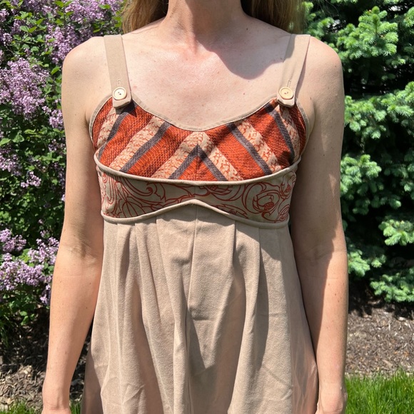 Vintage Dresses & Skirts - Vintage 70’s Boho Mixed Print Sheath Dress! EUC!